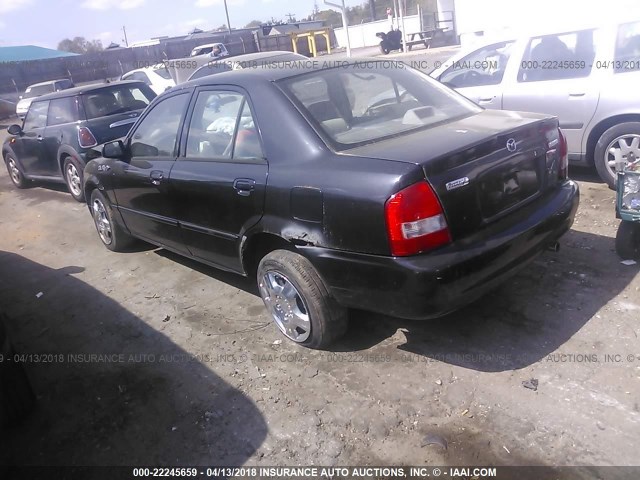 JM1BJ225210445612 - 2001 MAZDA PROTEGE LX/ES შავი ფოტო 3