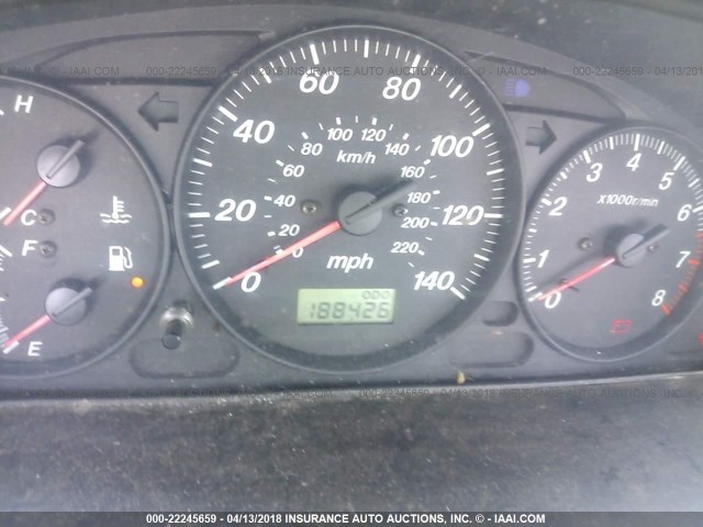 JM1BJ225210445612 - 2001 MAZDA PROTEGE LX/ES შავი ფოტო 7