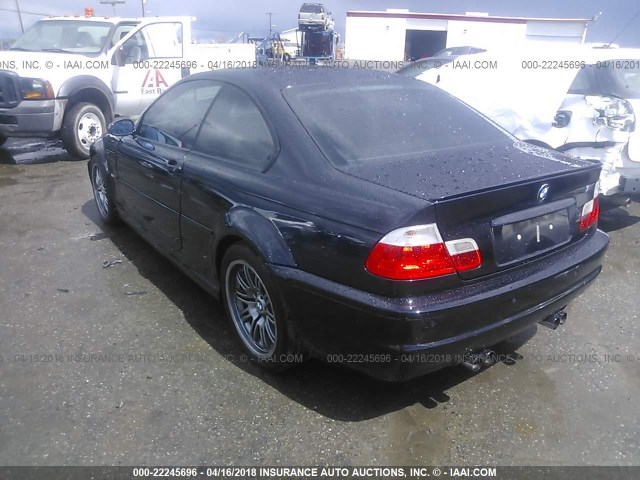 WBSBL93473JR19441 - 2003 BMW M3 BLUE photo 3