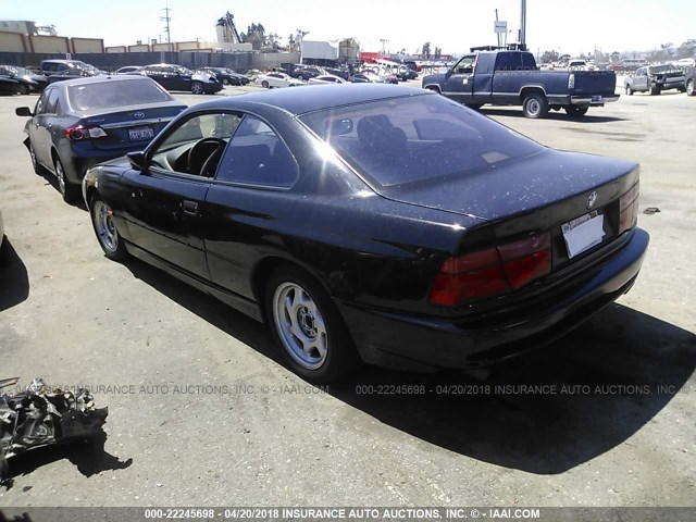 WBAEG4322TCD05105 - 1996 BMW 850 CI AUTOMATIC BLACK photo 3