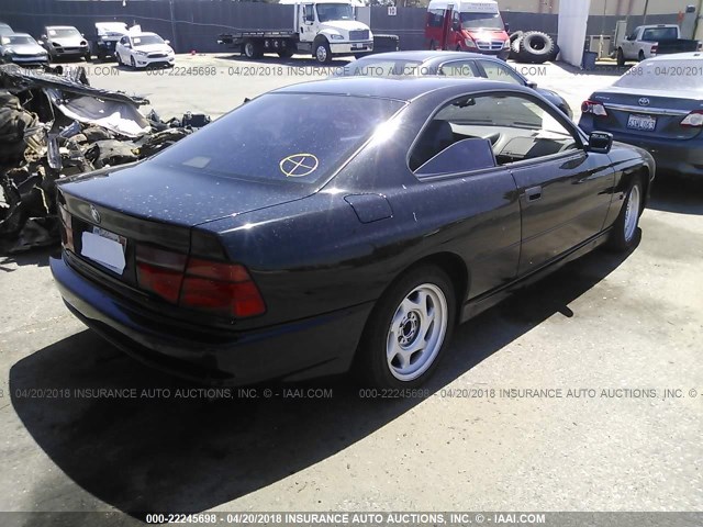 WBAEG4322TCD05105 - 1996 BMW 850 CI AUTOMATIC BLACK photo 4