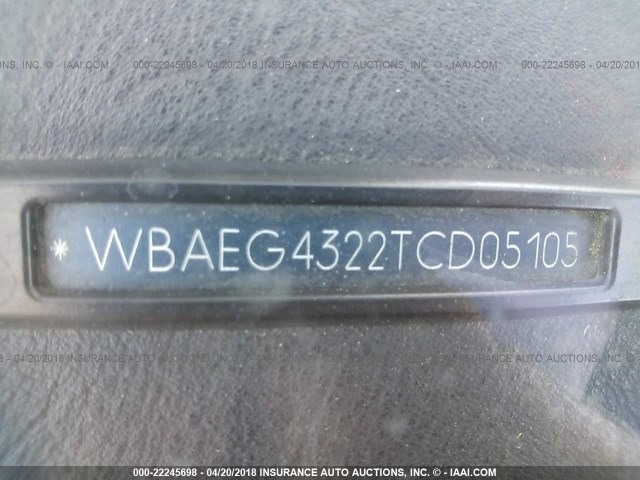 WBAEG4322TCD05105 - 1996 BMW 850 CI AUTOMATIC Чорний фото 9