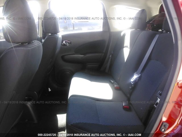 3N1CE2CP6GL354317 - 2016 NISSAN VERSA NOTE S/S PLUS/SV/SL/SR RED photo 8