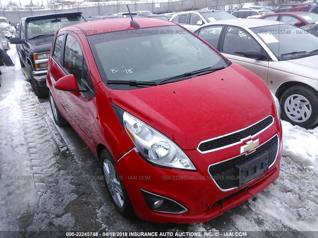 KL8CD6S98FC805180 - 2015 CHEVROLET SPARK 1LT RED photo 1