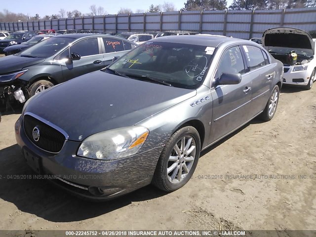 1G4HE57Y27U164586 - 2007 BUICK LUCERNE CXS GRAY photo 2