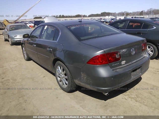 1G4HE57Y27U164586 - 2007 BUICK LUCERNE CXS GRAY photo 3