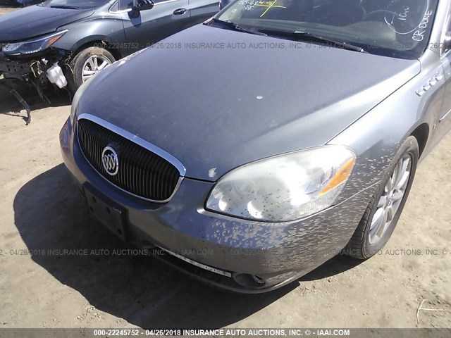 1G4HE57Y27U164586 - 2007 BUICK LUCERNE CXS GRAY photo 6