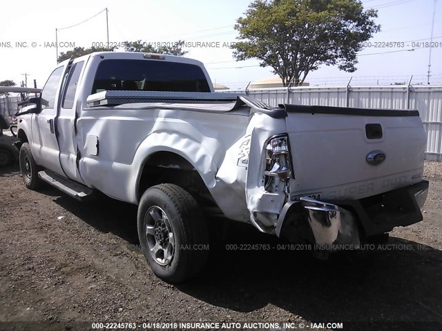 1FT7X2B65EEB46539 - 2014 FORD F250 SUPER DUTY WHITE photo 3