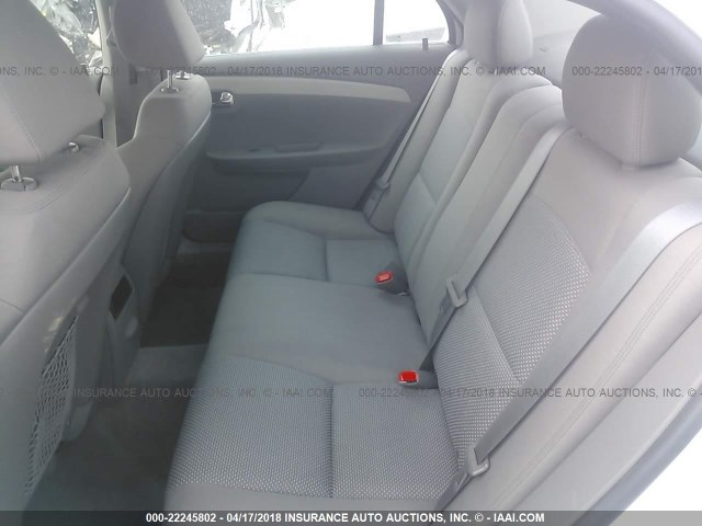 1G1ZB5E06CF118992 - 2012 CHEVROLET MALIBU LS WHITE photo 8