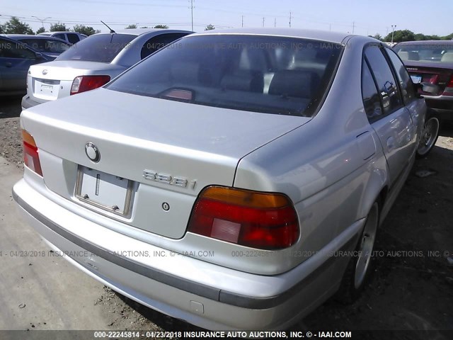 WBADM6340YGU17867 - 2000 BMW 528 I AUTOMATIC SILVER photo 4