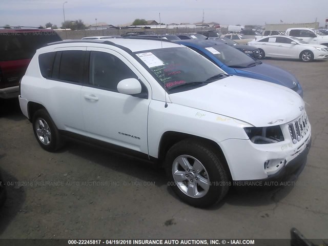 1C4NJCEA1GD620011 - 2016 JEEP COMPASS LATITUDE 白色 照片 1