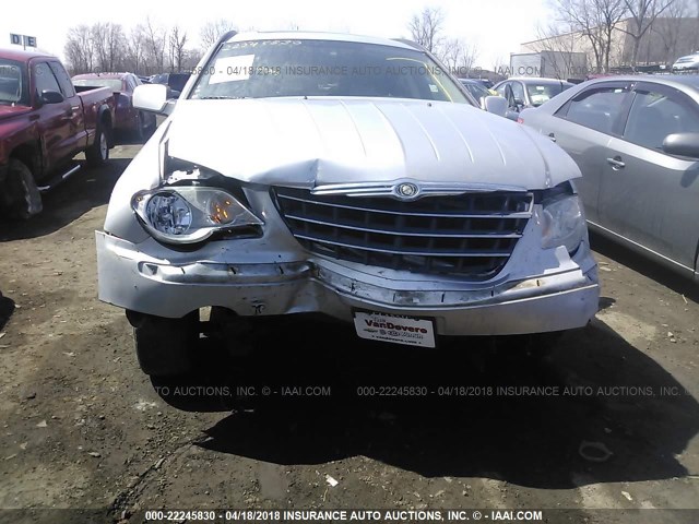 2A8GM68X47R129892 - 2007 CHRYSLER PACIFICA TOURING SILVER photo 6
