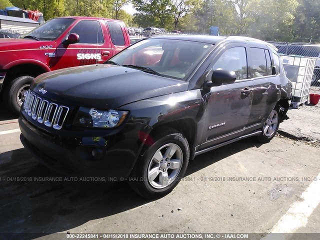 1C4NJCBA4GD794935 - 2016 JEEP COMPASS SPORT BLACK photo 2