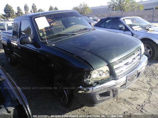 1FTYR14E31PA60531 - 2001 FORD RANGER SUPER CAB GREEN photo 1