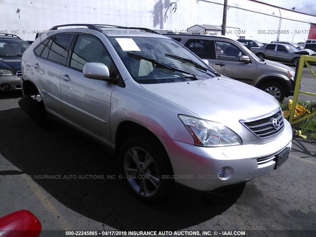 JTJGW31U972002552 - 2007 LEXUS RX 400H SILVER photo 1