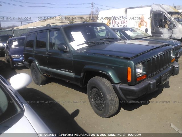 1J4FF68S9XL629387 - 1999 JEEP CHEROKEE SPORT/CLASSIC GREEN photo 1