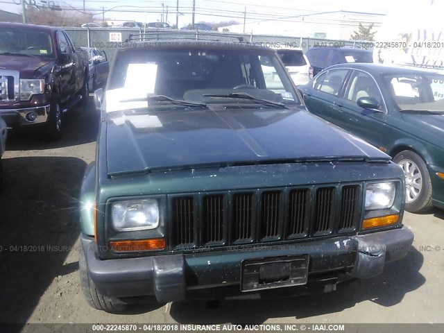 1J4FF68S9XL629387 - 1999 JEEP CHEROKEE SPORT/CLASSIC GREEN photo 6