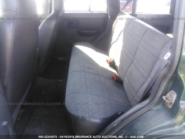 1J4FF68S9XL629387 - 1999 JEEP CHEROKEE SPORT/CLASSIC მწვანე ფოტო 8