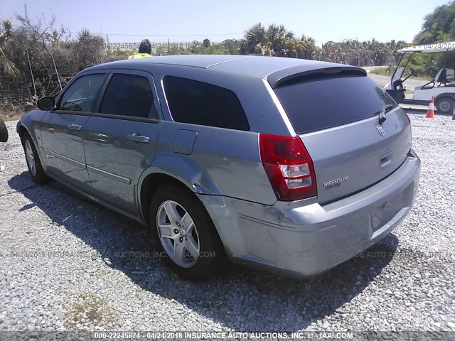 2D4FV47VX7H687484 - 2007 DODGE MAGNUM SXT BLUE photo 3