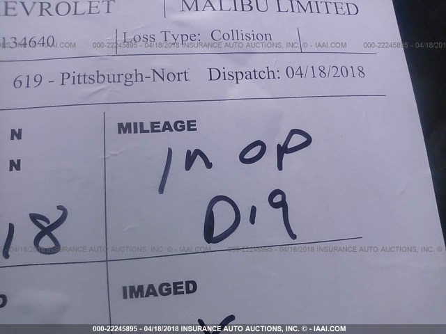 1G11E5SA7GU134640 - 2016 CHEVROLET MALIBU LIMITED LTZ Qara foto 7