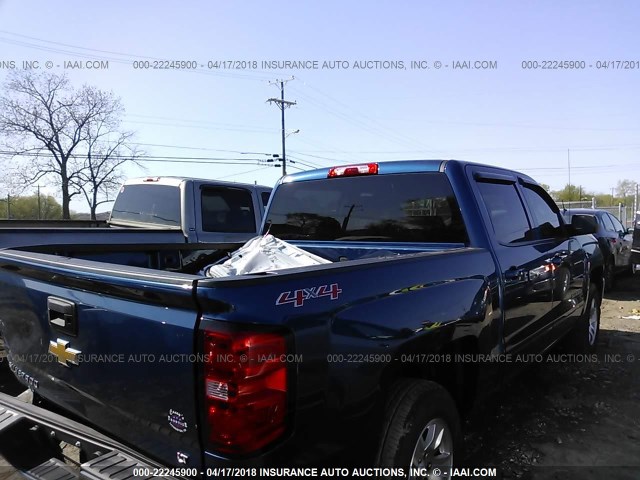 3GCUKREC7GG193854 - 2016 CHEVROLET SILVERADO K1500 LT BLUE photo 4