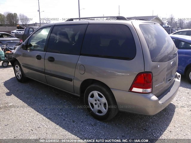 2FMDA51626BA22034 - 2006 FORD FREESTAR SE TAN photo 3