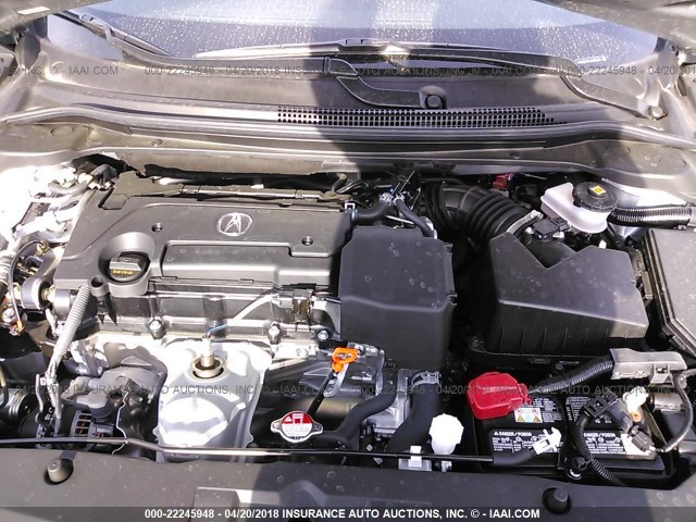 19UDE2F31JA001350 - 2018 ACURA ILX WATCH PLUS SILVER photo 10