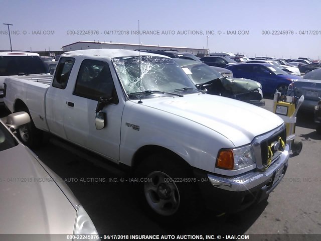 1FTYR15E35PA61697 - 2005 FORD RANGER SUPER CAB WHITE photo 1