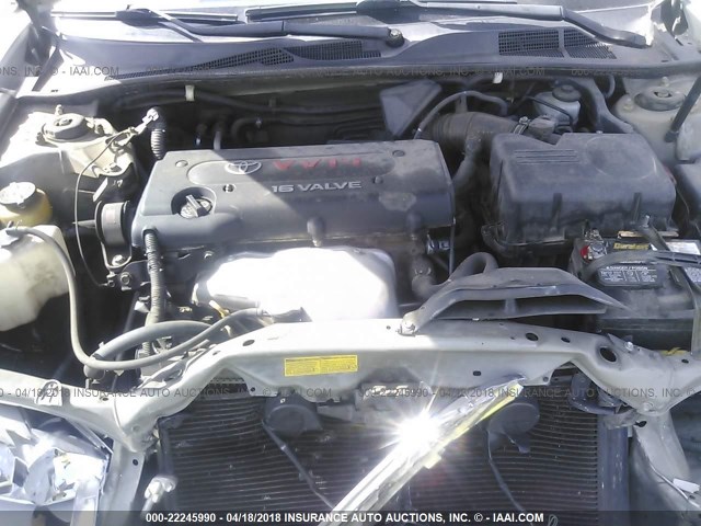 4T1BE32K93U137649 - 2003 TOYOTA CAMRY LE/XLE/SE SILVER photo 10