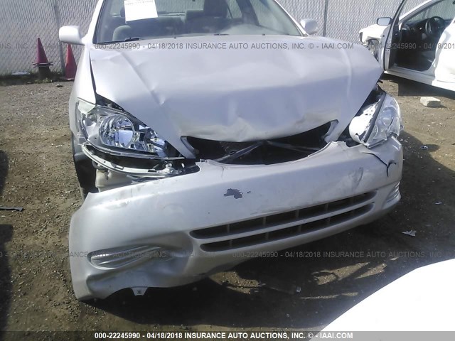 4T1BE32K93U137649 - 2003 TOYOTA CAMRY LE/XLE/SE SILVER photo 6