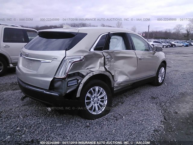 1GYKNARS8HZ130470 - 2017 CADILLAC XT5 GOLD photo 4