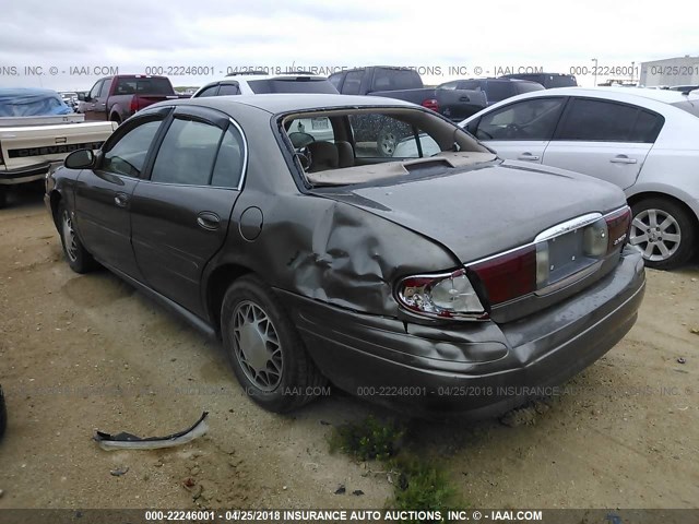 1G4HP52K43U252224 - 2003 BUICK LESABRE CUSTOM GRAY photo 3