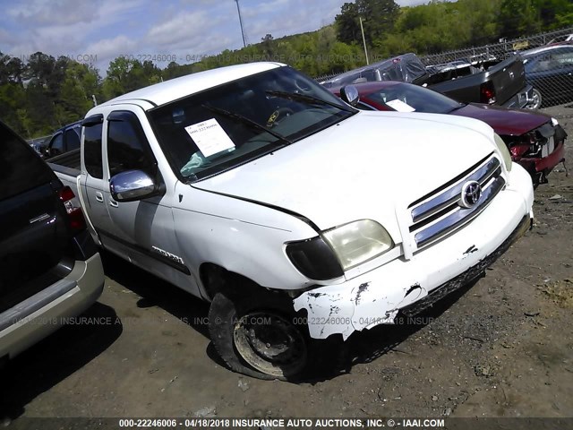 5TBRT34183S362106 - 2003 TOYOTA TUNDRA ACCESS CAB SR5 WHITE photo 1