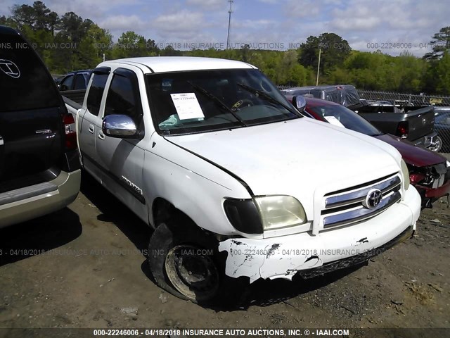 5TBRT34183S362106 - 2003 TOYOTA TUNDRA ACCESS CAB SR5 WHITE photo 6