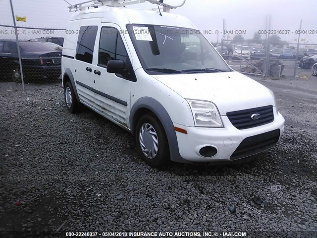 NM0LS7BN2DT166613 - 2013 FORD TRANSIT CONNECT XLT WHITE photo 1