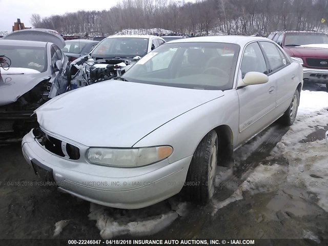 2G4WS52J621163648 - 2002 BUICK CENTURY CUSTOM SILVER photo 2