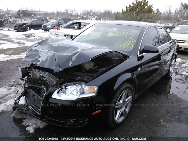 WAUDF78E46A018543 - 2006 AUDI A4 2.0T QUATTRO BLACK photo 2