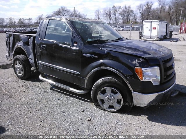 1FTMF1CM9DKG48242 - 2013 FORD F150 BLACK photo 1