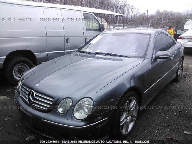 WDBPJ75JX6A047933 - 2006 MERCEDES-BENZ CL 500 GRAY photo 2