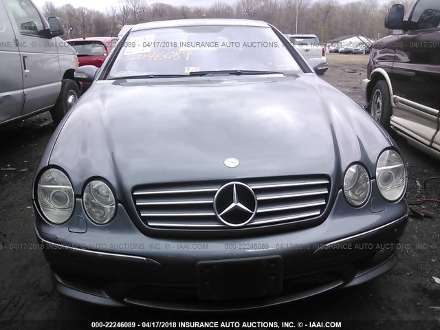 WDBPJ75JX6A047933 - 2006 MERCEDES-BENZ CL 500 GRAY photo 6