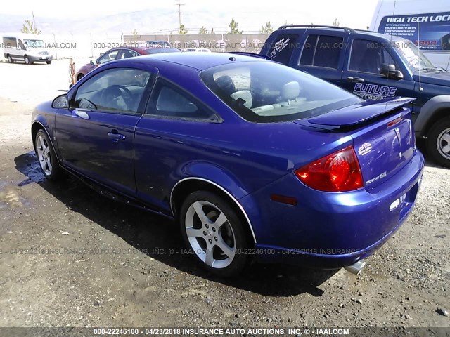 1G2AN15B277297526 - 2007 PONTIAC G5 GT BLUE photo 3