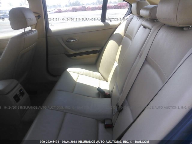 WBAPH5C53BF093069 - 2011 BMW 328 I SULEV BLUE photo 8