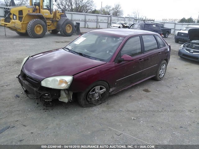 1G1ZT61836F263653 - 2006 CHEVROLET MALIBU MAXX LT BURGUNDY photo 2