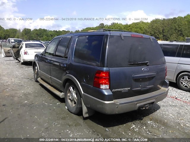 1FMFU18L03LC04444 - 2003 FORD EXPEDITION EDDIE BAUER BLUE photo 3