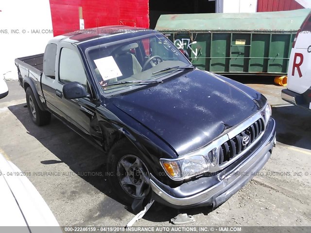 5TESN92N84Z332040 - 2004 TOYOTA TACOMA XTRACAB PRERUNNER შავი ფოტო 1