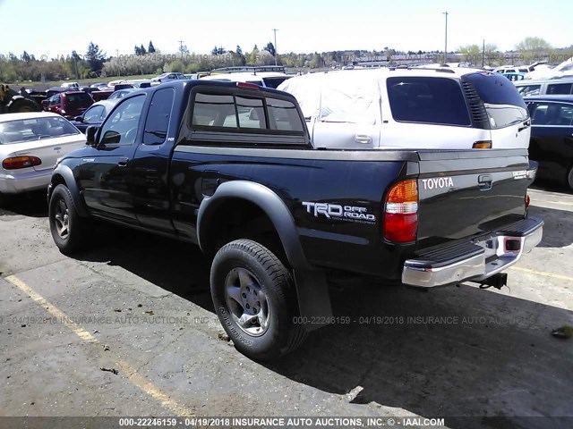 5TESN92N84Z332040 - 2004 TOYOTA TACOMA XTRACAB PRERUNNER შავი ფოტო 3