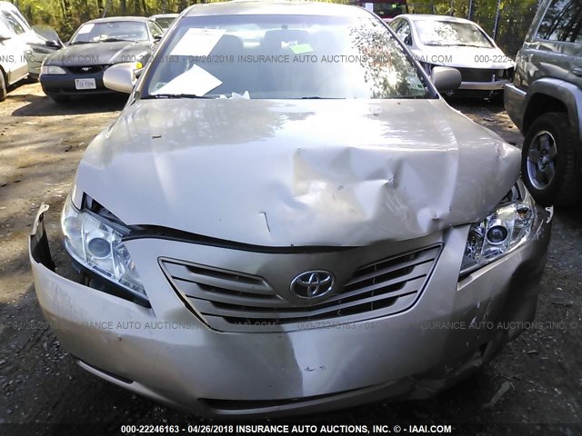 4T1BE46K07U724120 - 2007 TOYOTA CAMRY NEW GENERAT CE/LE/XLE/SE BROWN photo 6