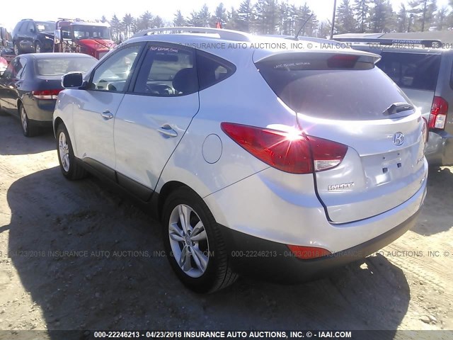 KM8JUCAC6CU534826 - 2012 HYUNDAI TUCSON GLS/LIMITED 浅蓝色 照片 3