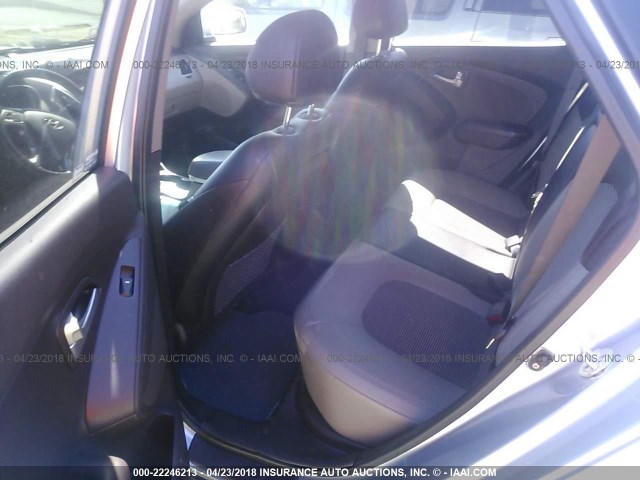 KM8JUCAC6CU534826 - 2012 HYUNDAI TUCSON GLS/LIMITED 浅蓝色 照片 8