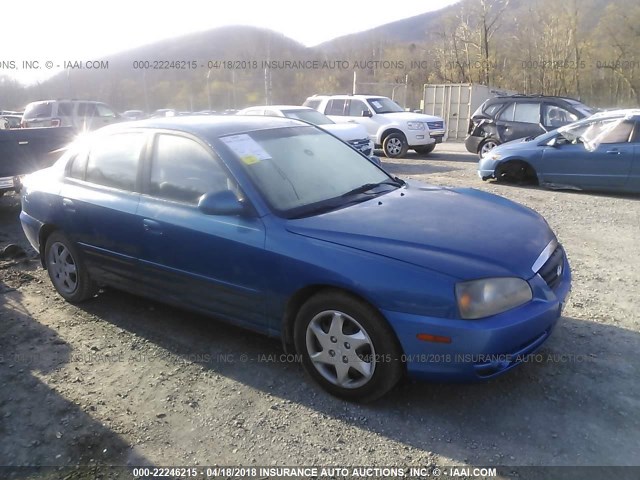 KMHDN46D36U248373 - 2006 HYUNDAI ELANTRA GLS/GT/LIMITED BLUE photo 1